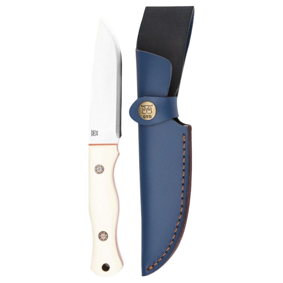 Oyo Svalbard Knife W/ Leather Sheath, kniv, hvid