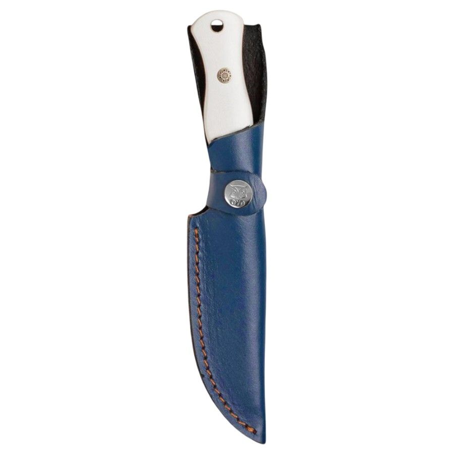 Oyo Svalbard Knife W/ Leather Sheath, kniv, hvit