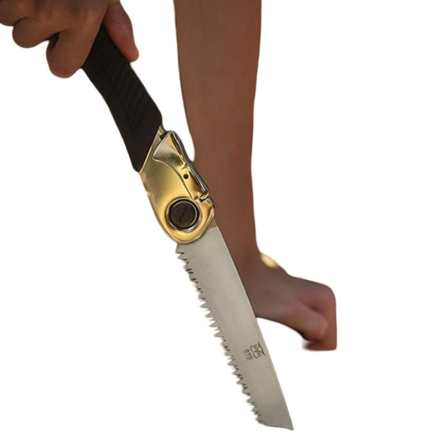 Oyo Tursag Folding Hiking Saw, fällbar såg, svart