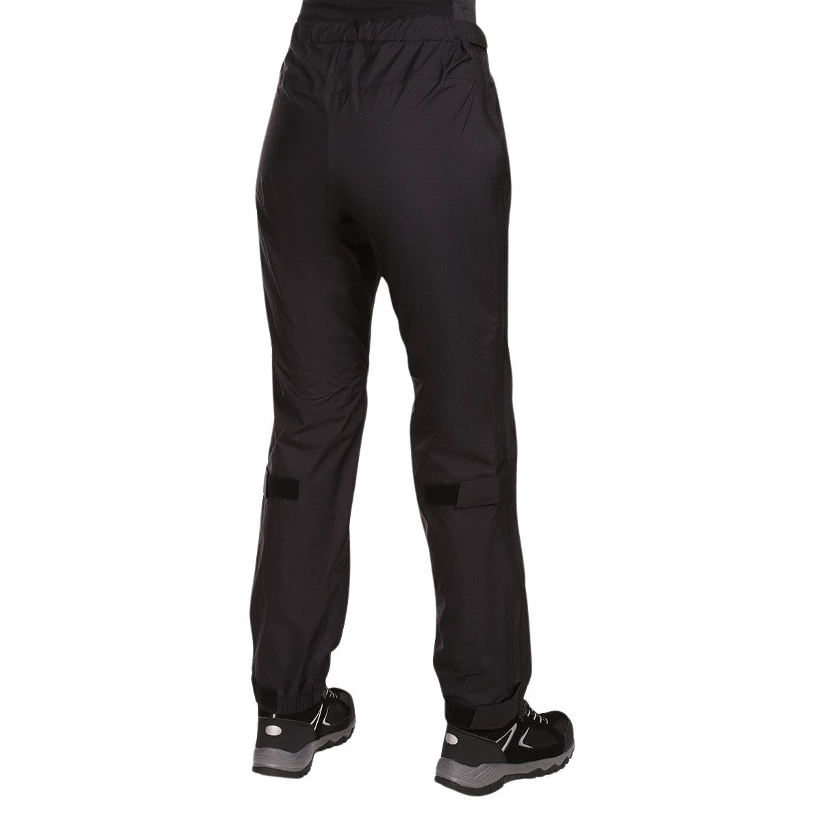 Pantalones de lluvia Kilpi Alpin para mujer, negros
