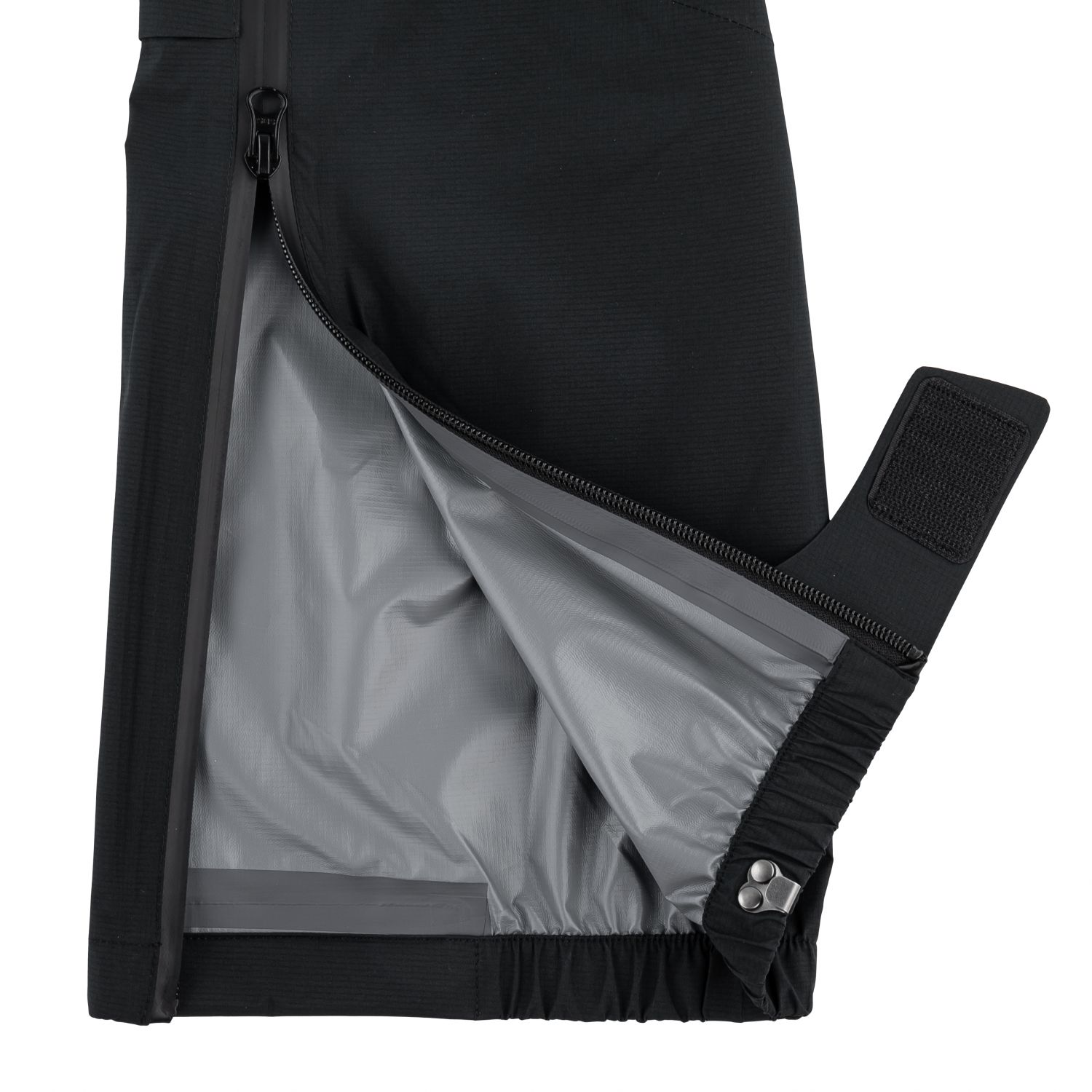 Pantalones de lluvia Kilpi Alpin para mujer, negros