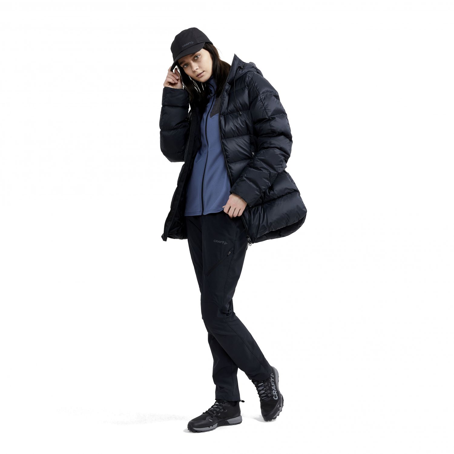 Pantaloni Craft ADV Explore Tech, donna, nero