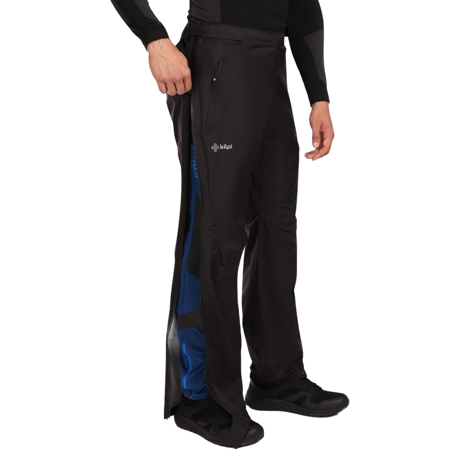 Pantaloni da pioggia Kilpi Alpin, uomo, nero