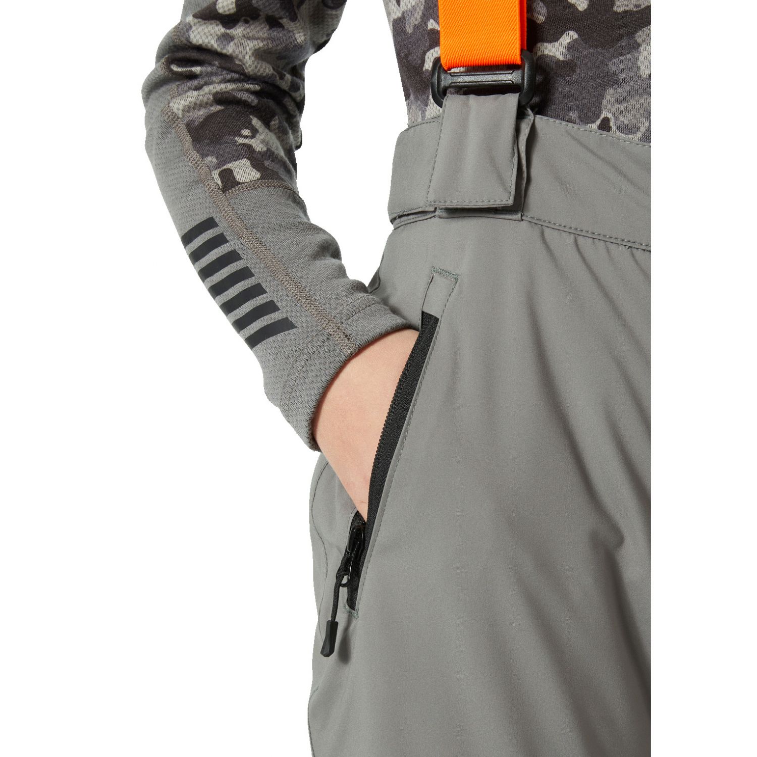 Pantaloni da sci Helly Hansen No Limits, junior, grigio