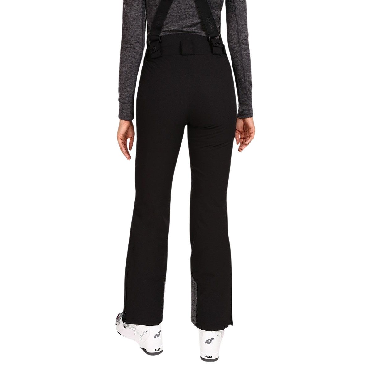Pantaloni da sci Kilpi Elare da donna, nero