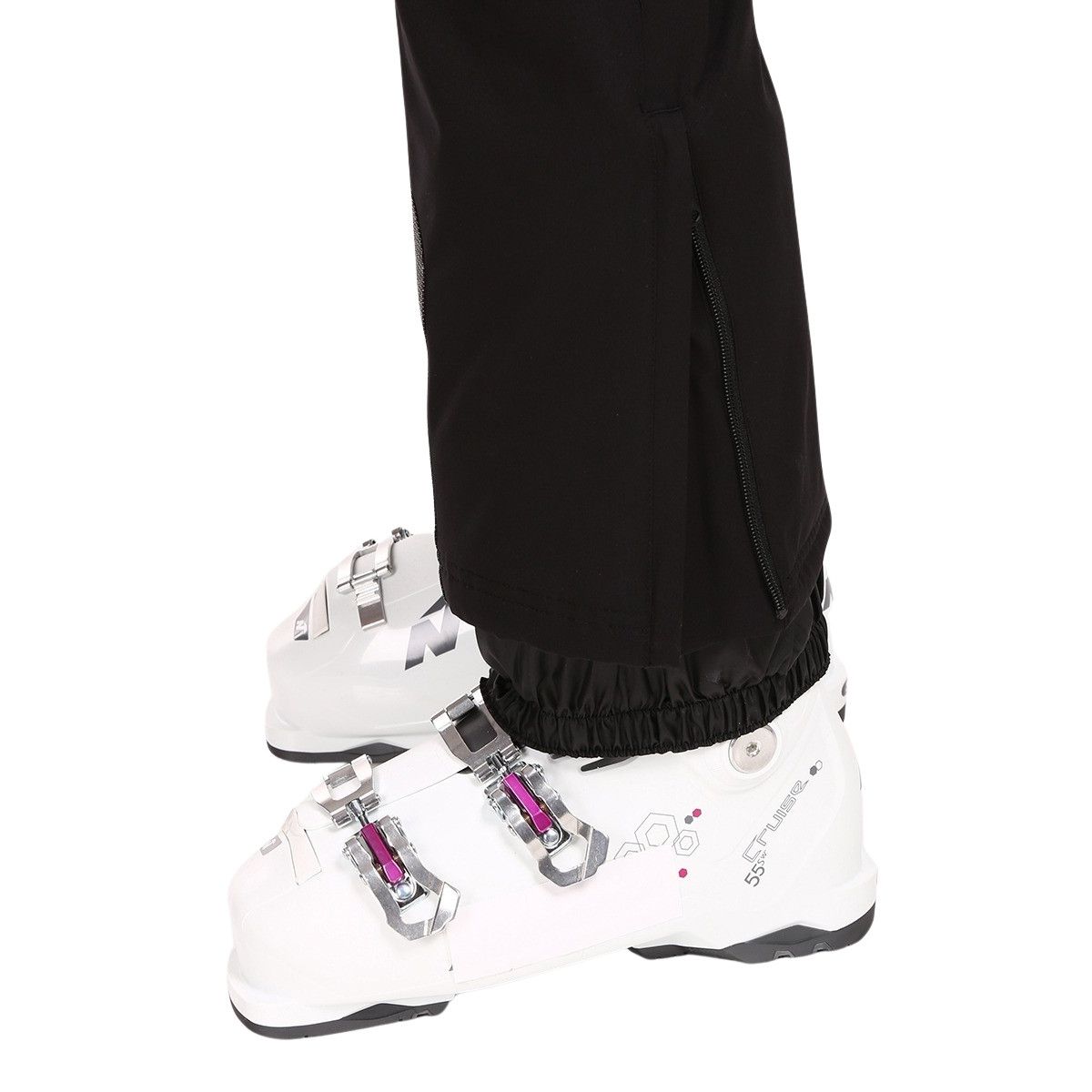 Pantaloni da sci Kilpi Elare da donna, nero