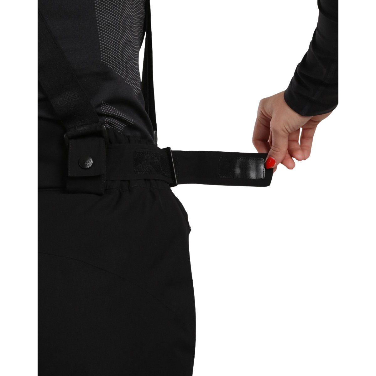 Pantaloni da sci Kilpi Elare donna, nero