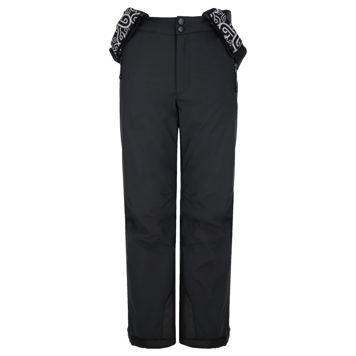 Pantaloni da sci Kilpi Gabone-J, junior, nero