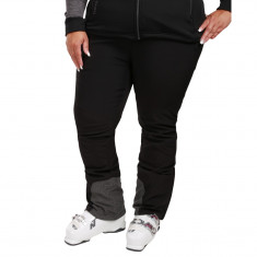 Pantaloni da sci Kilpi Rhea, taglie forti, donna, nero