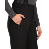 Pantaloni da sci Kilpi Rhea, taglie forti, donna, nero