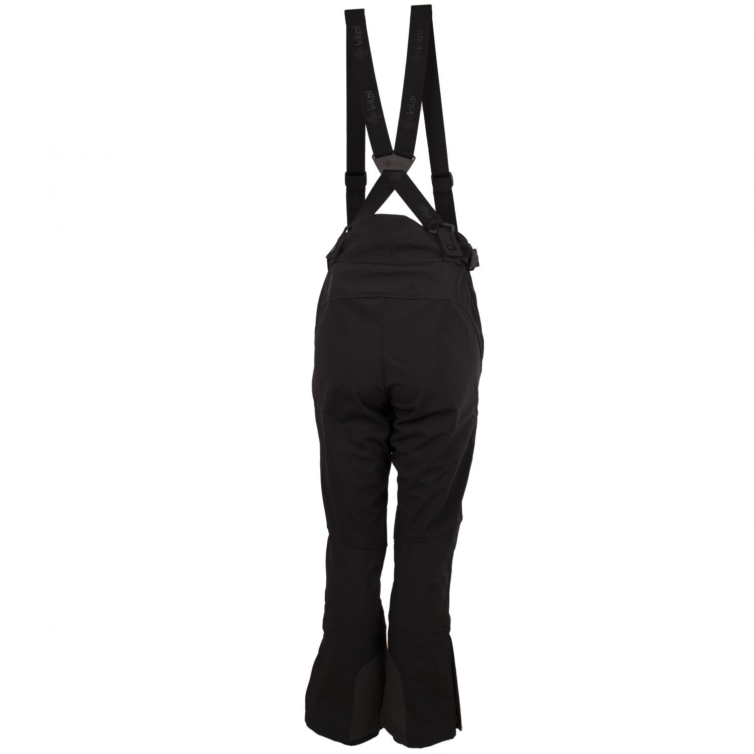 Pantaloni da sci softshell Kilpi Rhea da donna, nero