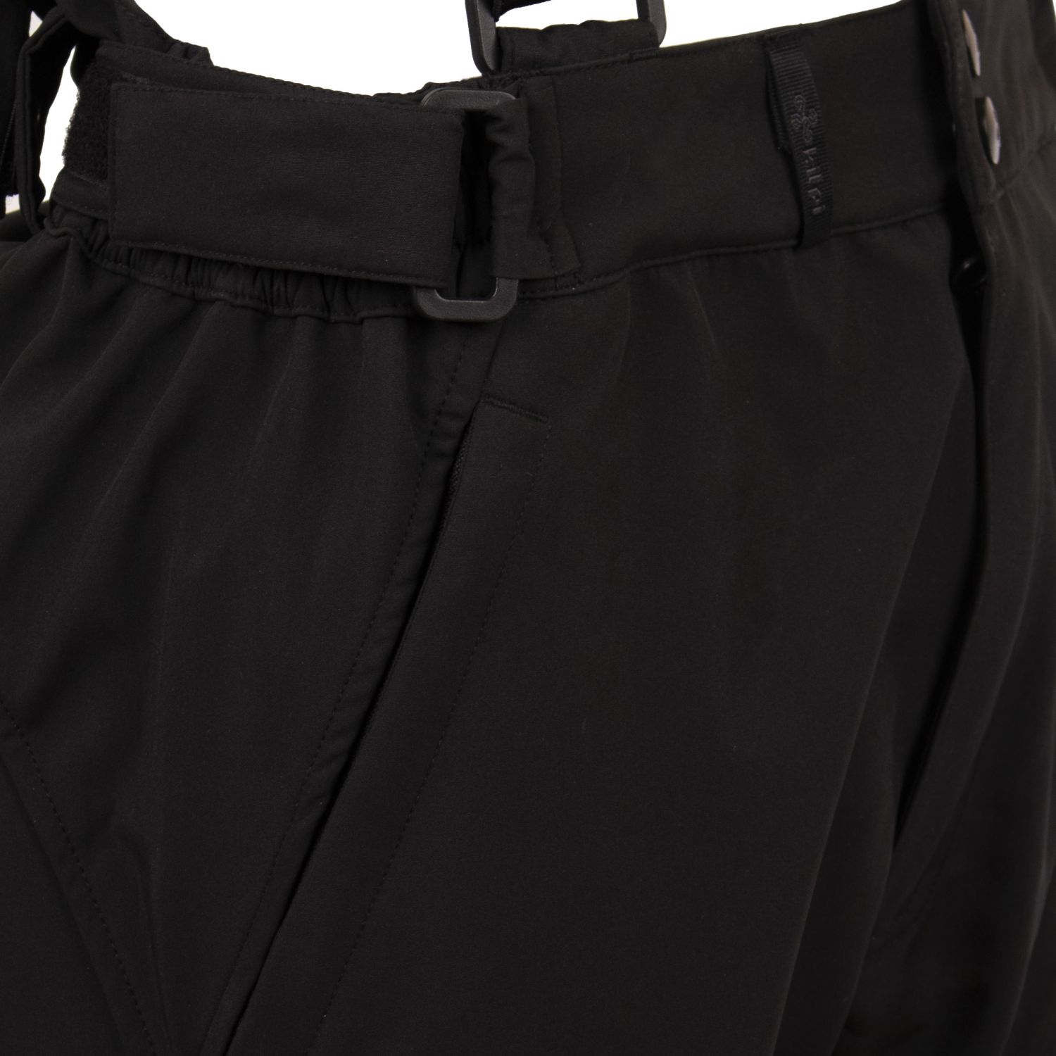 Pantaloni da sci softshell Kilpi Rhea da donna, nero