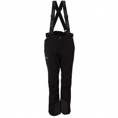 Pantaloni da sci softshell Kilpi Rhea da donna, nero