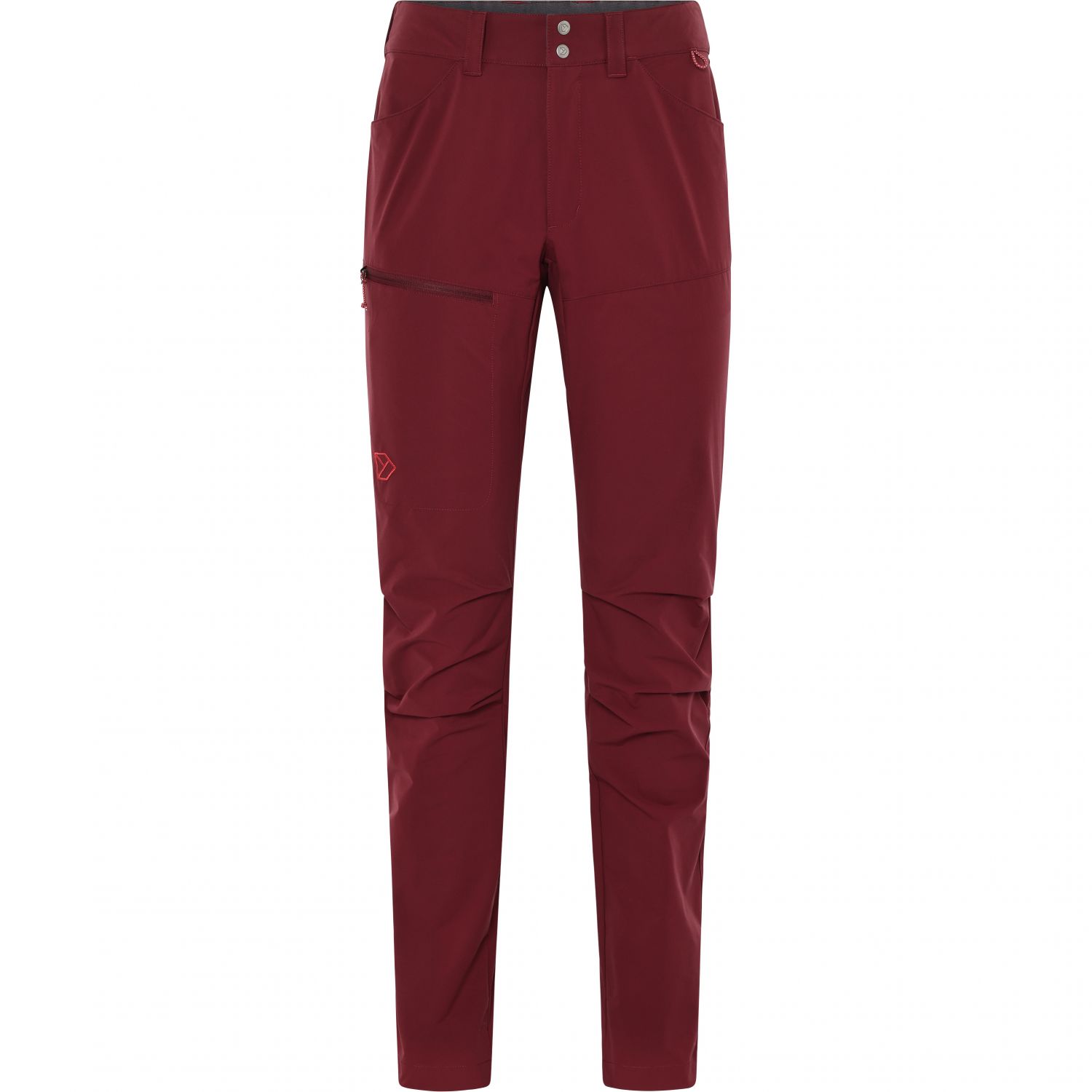Pantaloni de exterior Didriksons Juna, pentru femei, roșu anemone