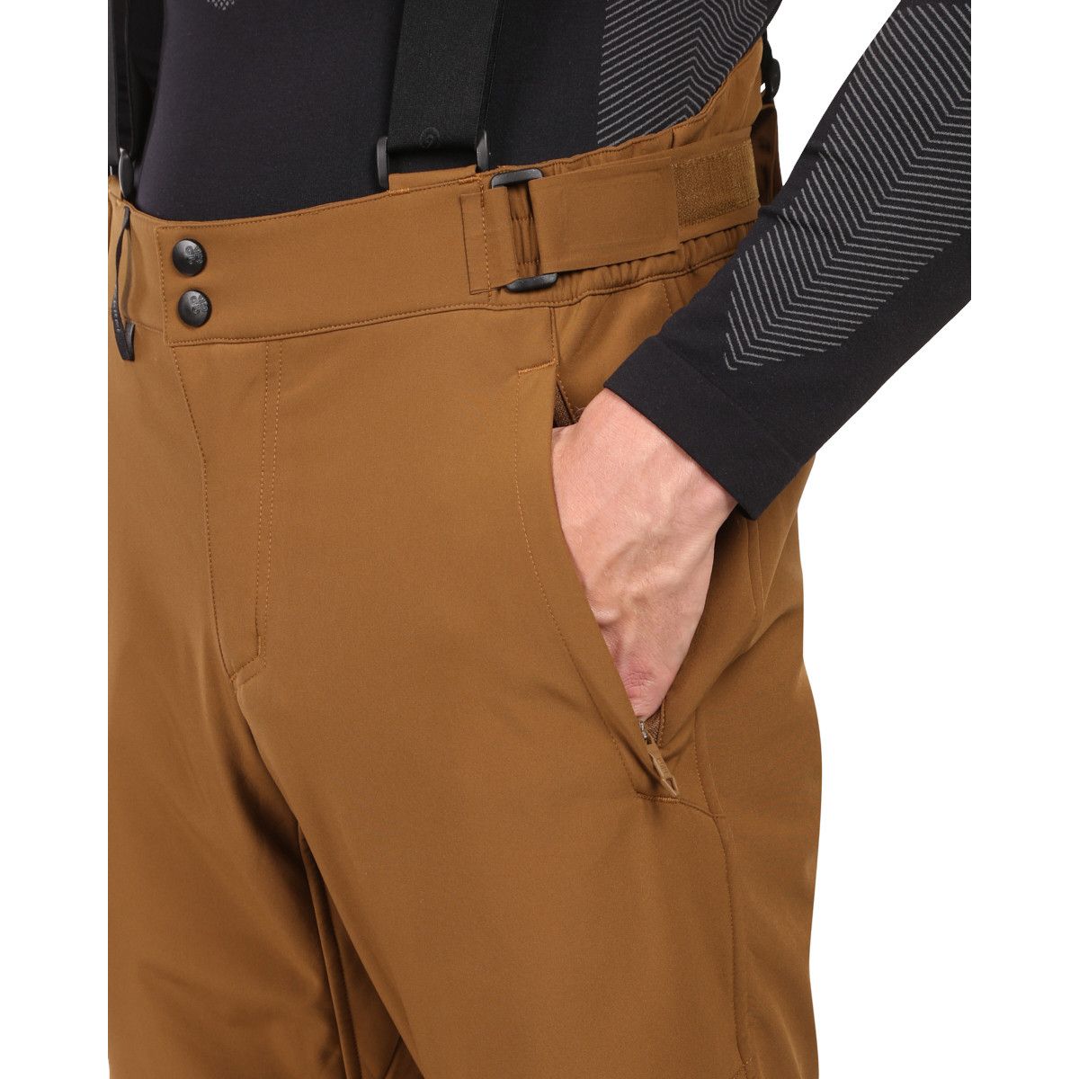 Pantaloni de schi Kilpi Rhea, bărbați, maro