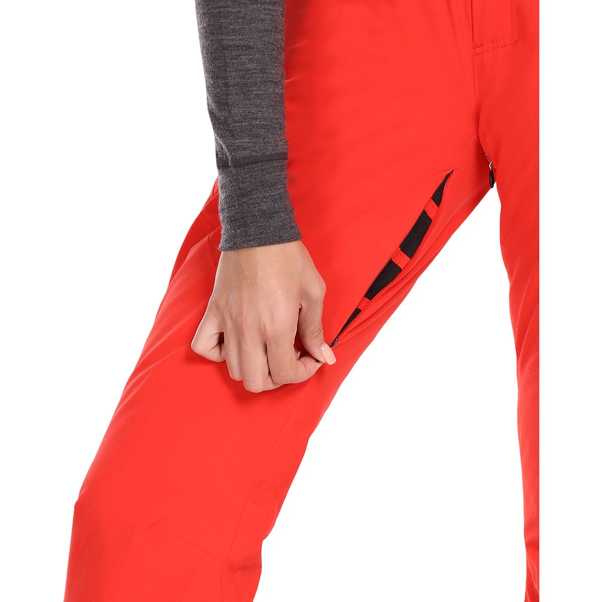 Pantaloni de schi pentru femei Kilpi Ravel, roșii