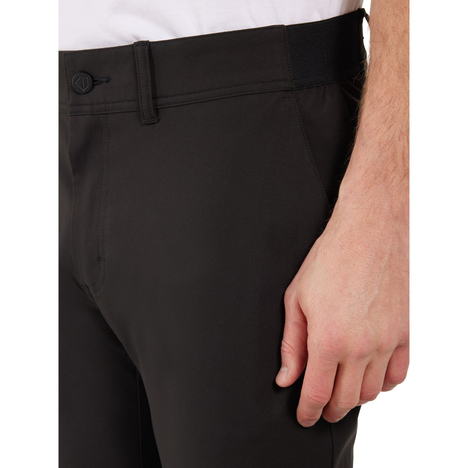 Pantaloni Didriksons Darren, bărbați, negri