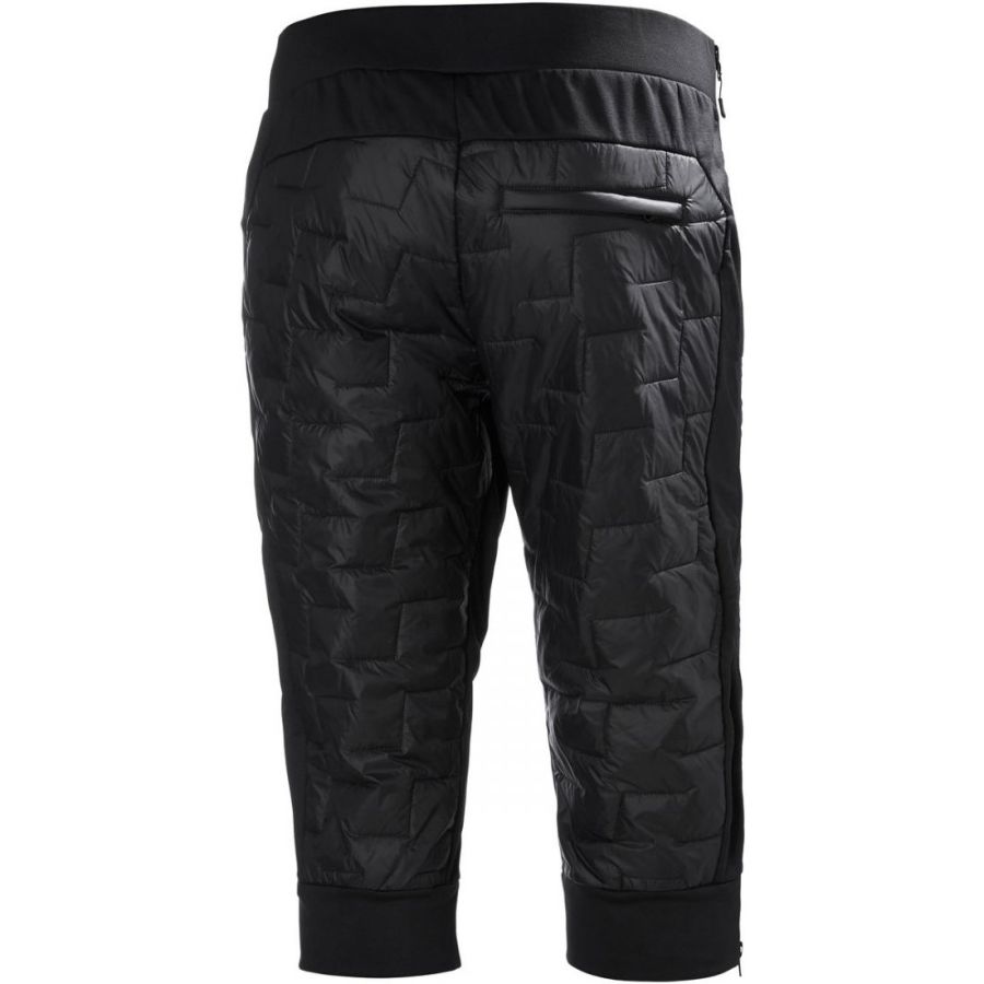 Pantaloni Helly Hansen Lifaloft Full Zip Insulator 3/4, bărbați, negru