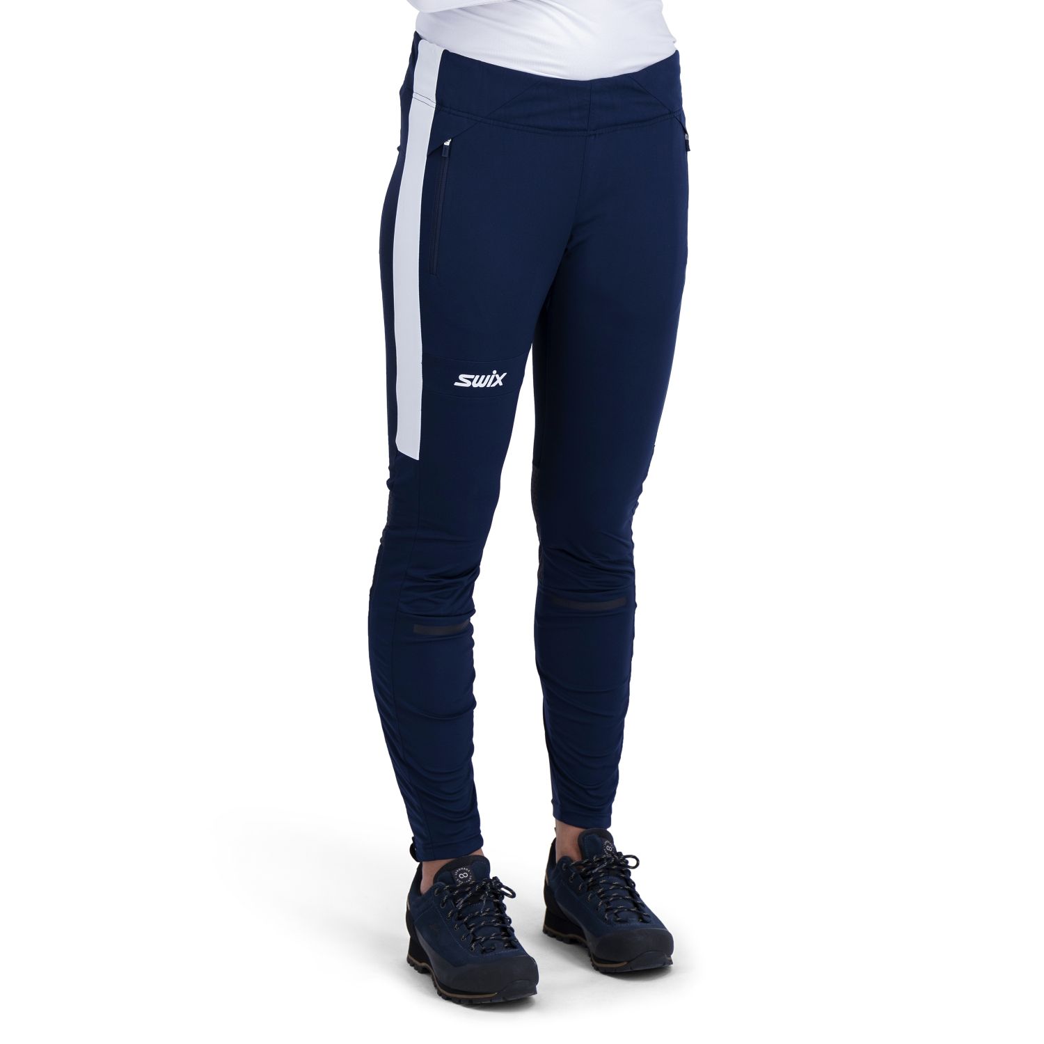 Pantaloni softshell pentru femei Swix Nordic XC, navy