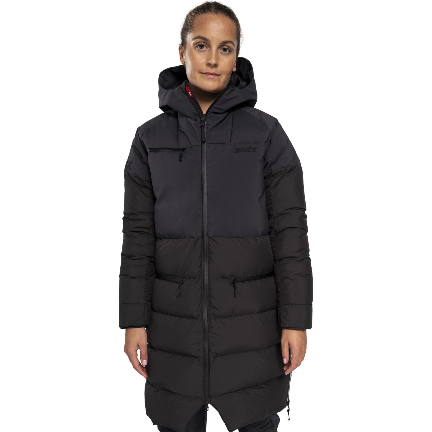 Parka de plumón Swix Horizon, mujer, negro