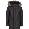 Parka Didriksons Oxid, junior, nero