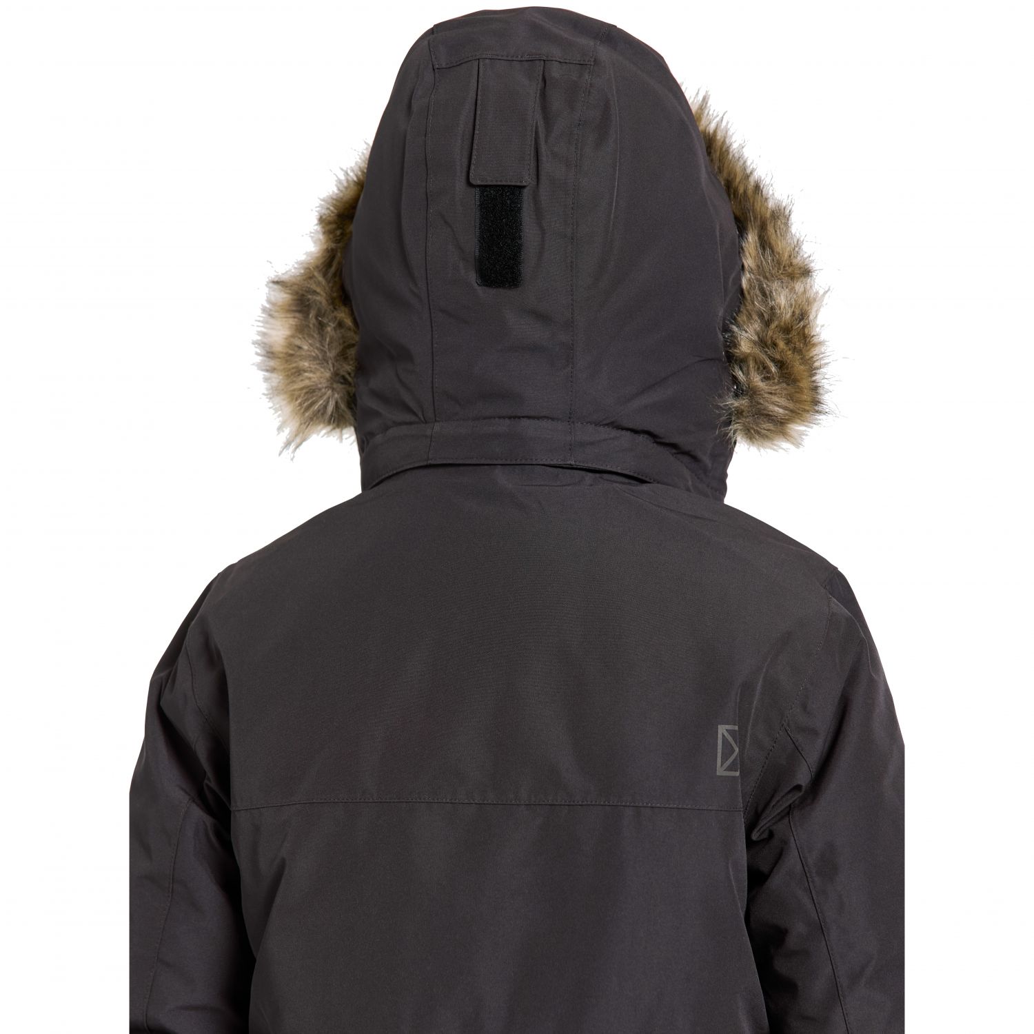 Parka Didriksons Oxid, junior, nero