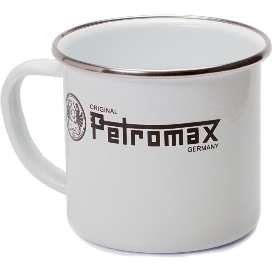 Petromax Cană emailată, ceașcă, albă