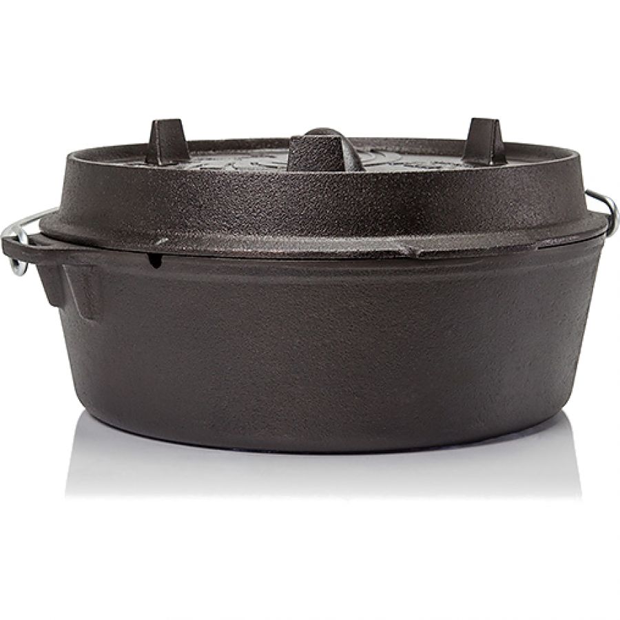 Petromax Dutch Oven ft 4.5 cu fund plat, oală din fontă