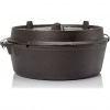 Petromax Dutch Oven ft 4,5 s rovným dnom, liatinový hrniec