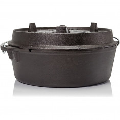 Petromax Dutch Oven ft 4.5 with plane bottom, valurautapata