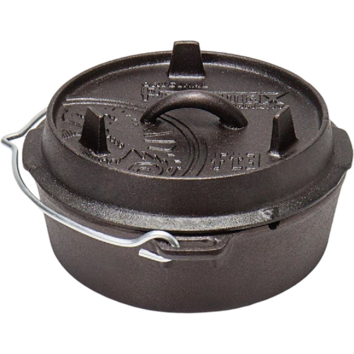 Petromax Dutch Oven FT3, flat, svart