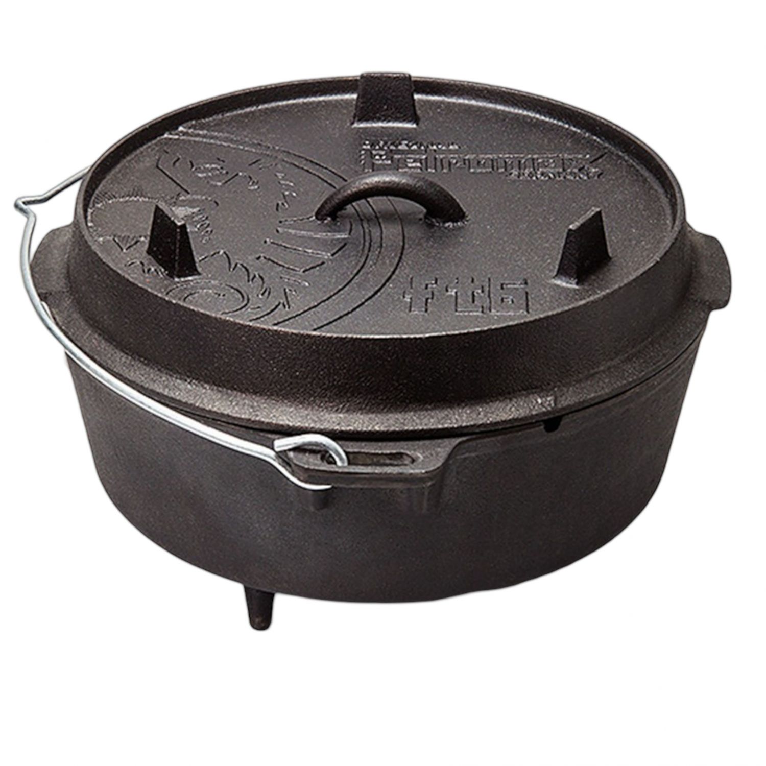 Petromax Dutch Oven FT3, liatinový hrniec, čierny
