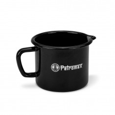 Petromax Emaliowany Garnek na Mleko 1 Litr, Dzbanek, czarny
