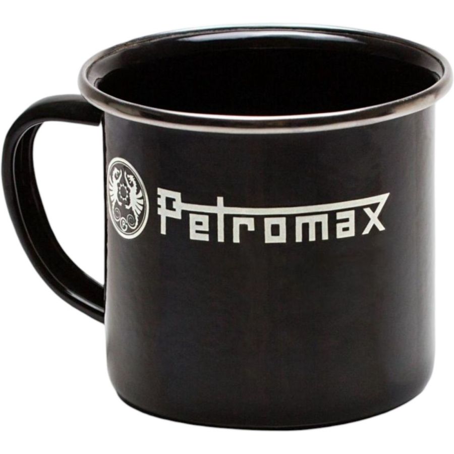 Petromax Enamel Mug black, caneca, preto