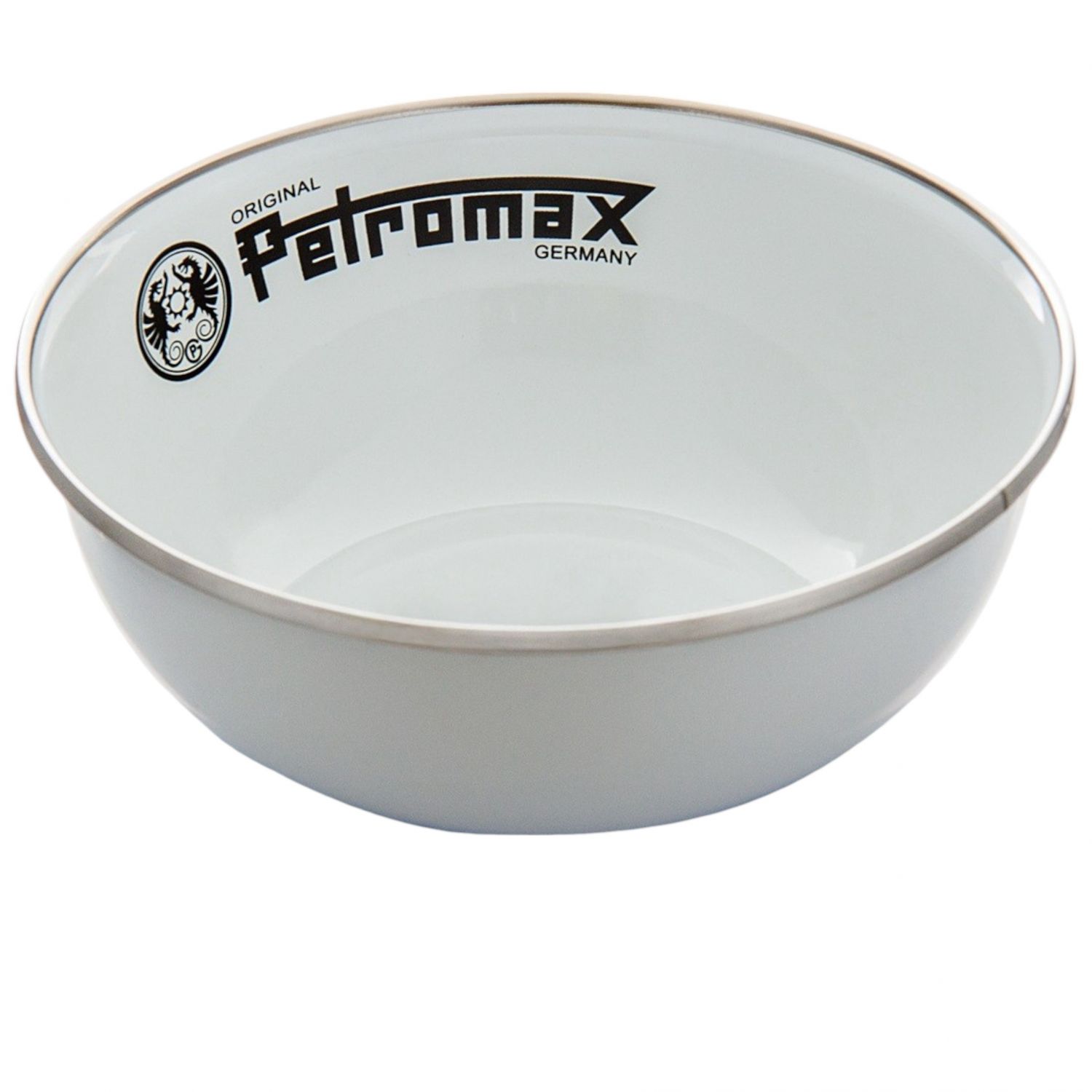 Petromax Enamel Skåle, tál, fehér