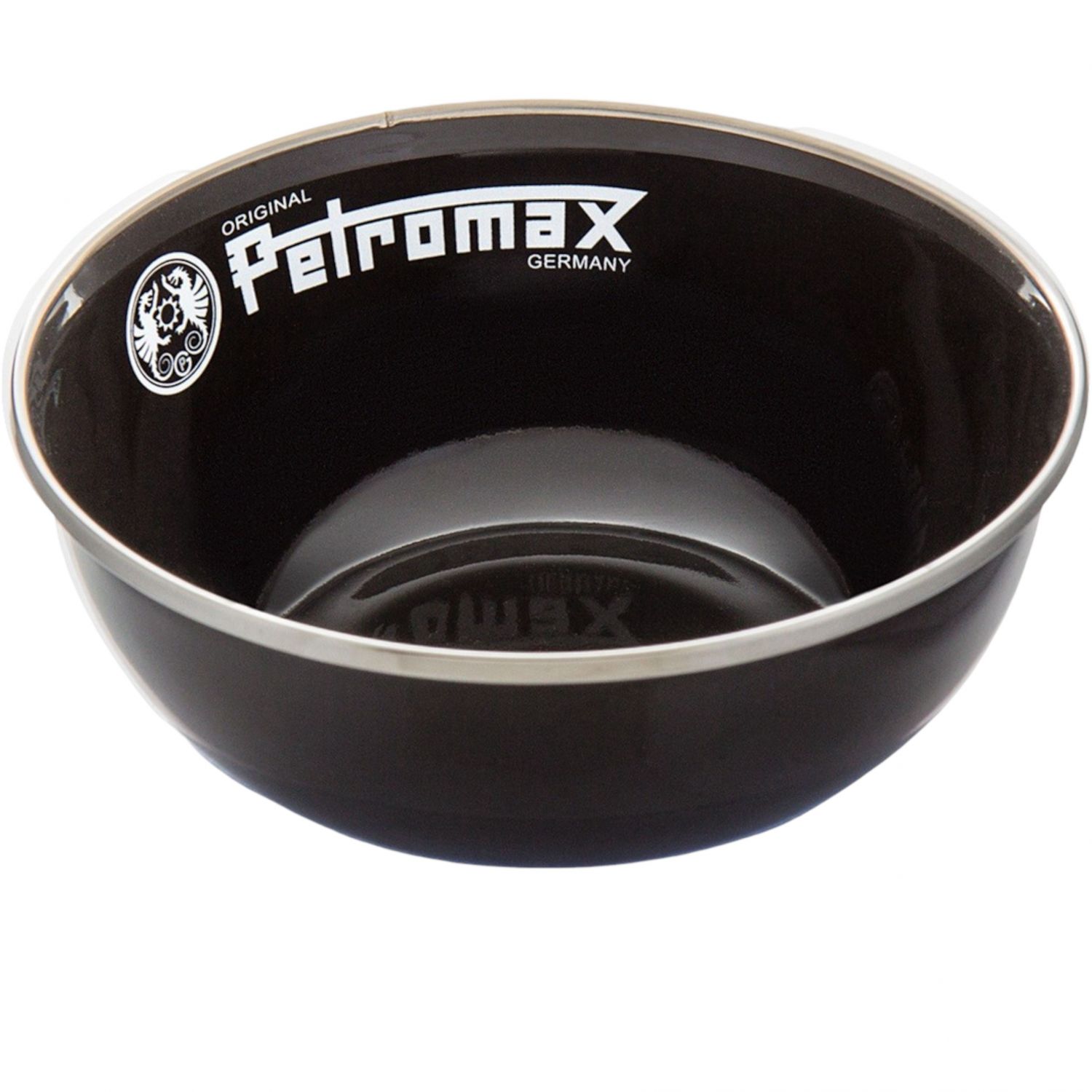 Petromax Enamel Skåle, tál, fekete