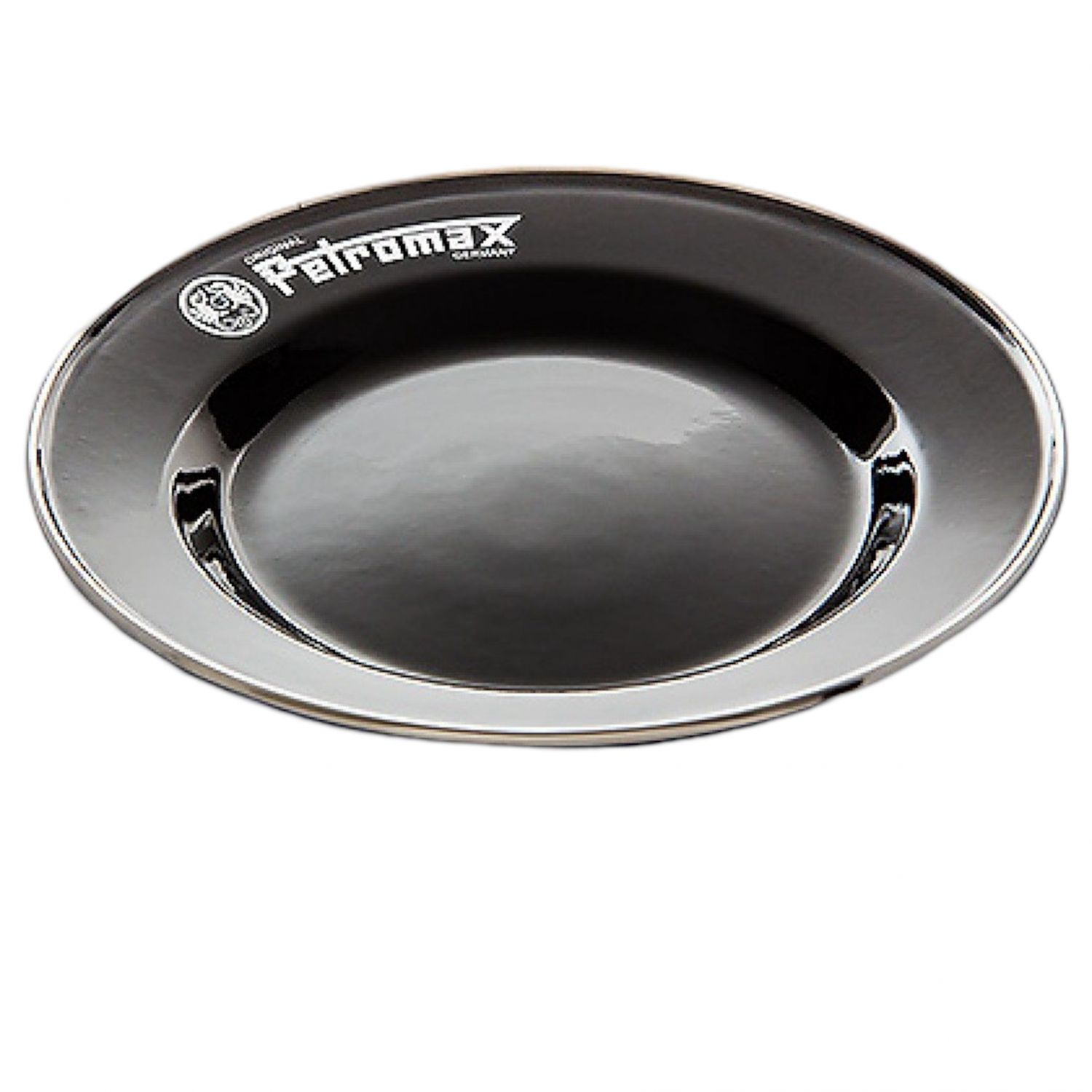 Petromax Enamel Tallerkener, tányér, fekete