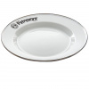 Petromax Enamel, tányér, fehér