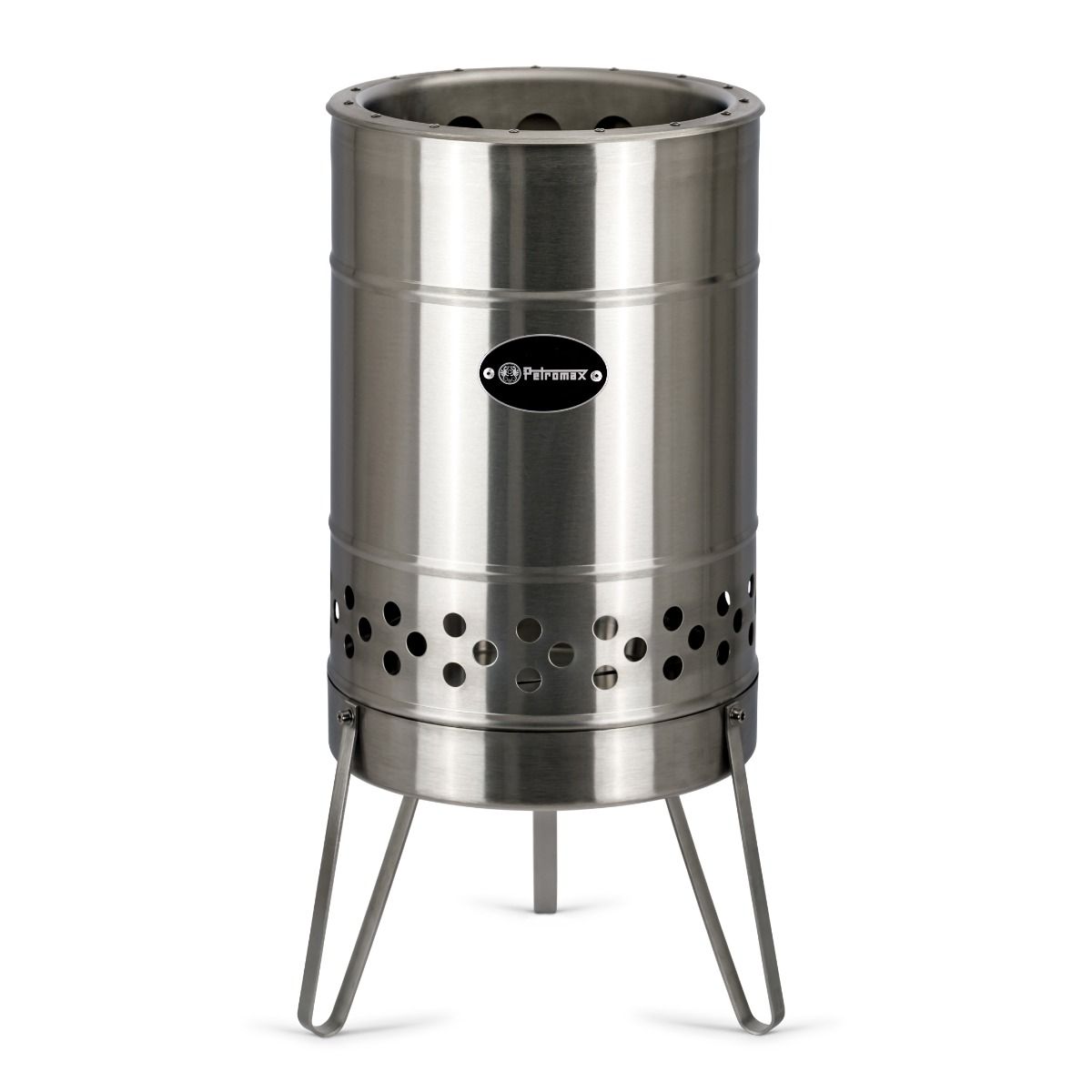 Petromax Fire Barrel Pyron, Barril de fogo, Stainless Steal