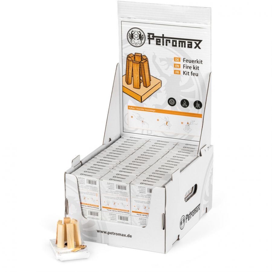 Petromax Fire Kit Display Box, 100 ks, ohňová súprava