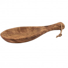 Petromax Flat Bowl 25 cm Olive Wood, Cucchiaio, Legno d'Olivo
