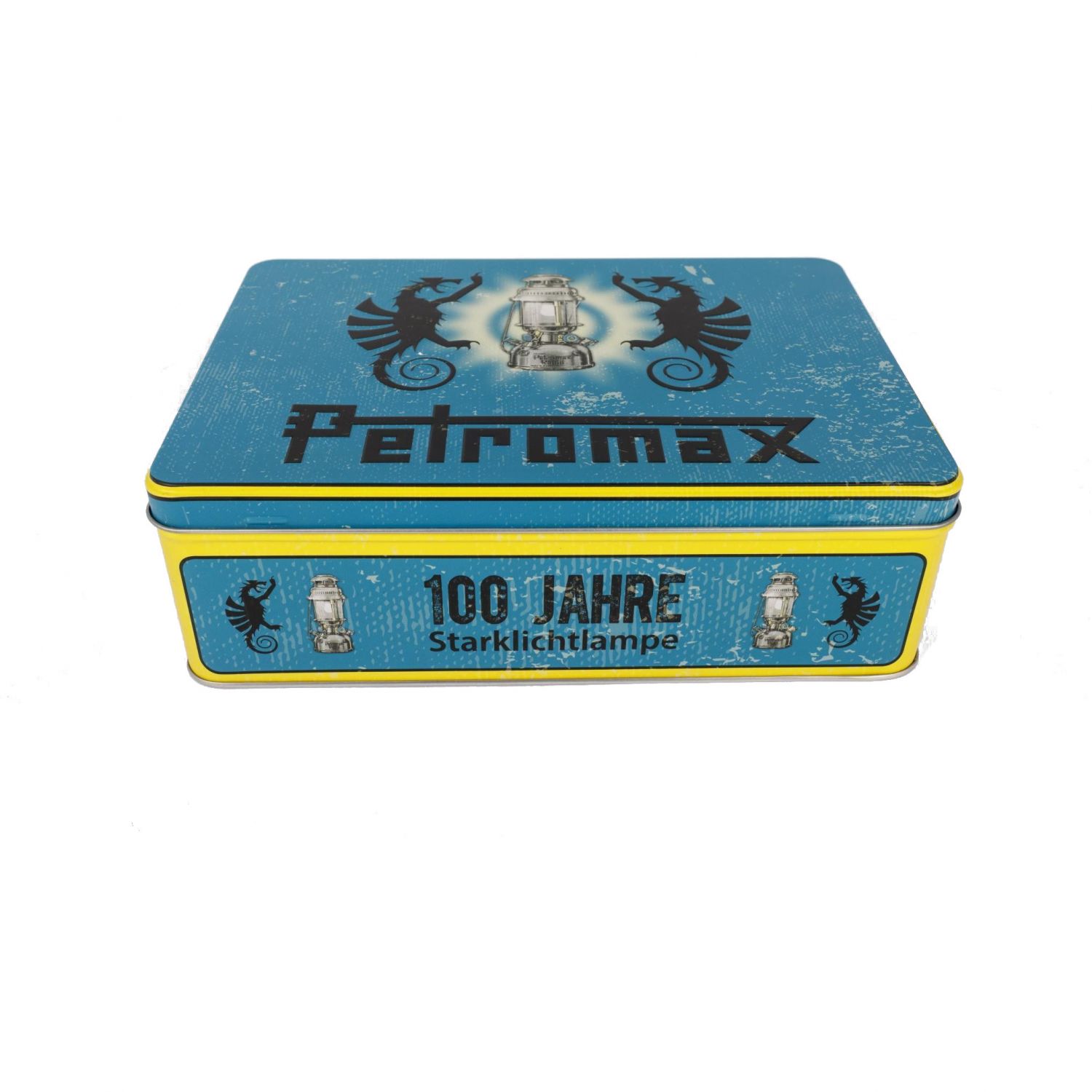 Petromax HK500 Service Box Anniversary Edition, blau/gelb