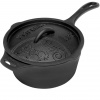 Petromax KR2 Cast-iron saucepan, casserole, noir