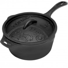 Petromax KR2 Cast-iron saucepan, kastrull, svart