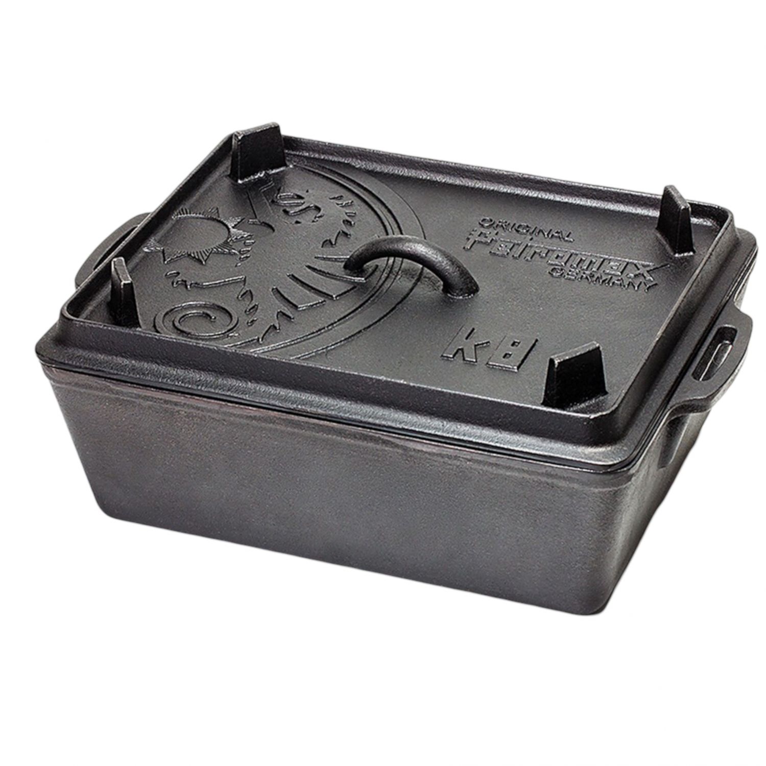 Petromax Loaf Pan K8, kenyérsüt? forma, fekete