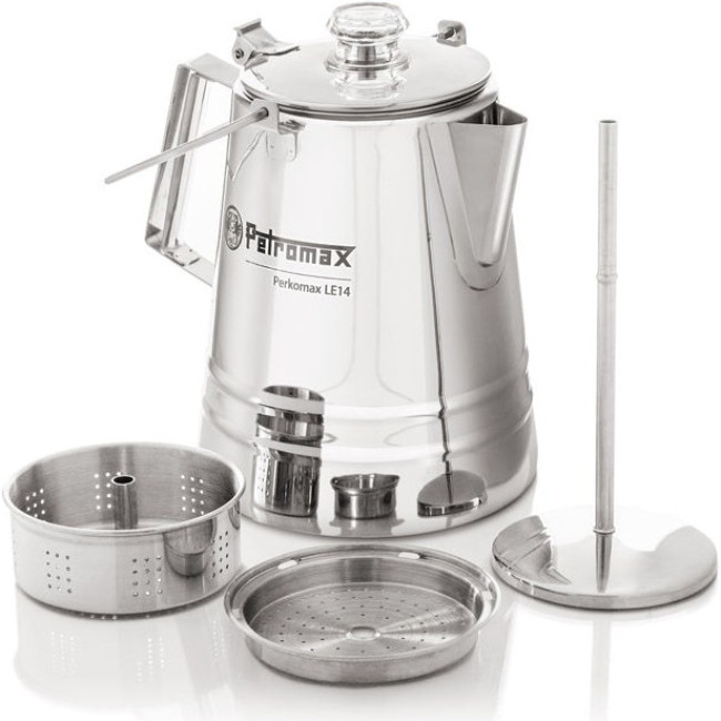 Petromax Percolator Perkomax le14 made of stainless steel, percolator