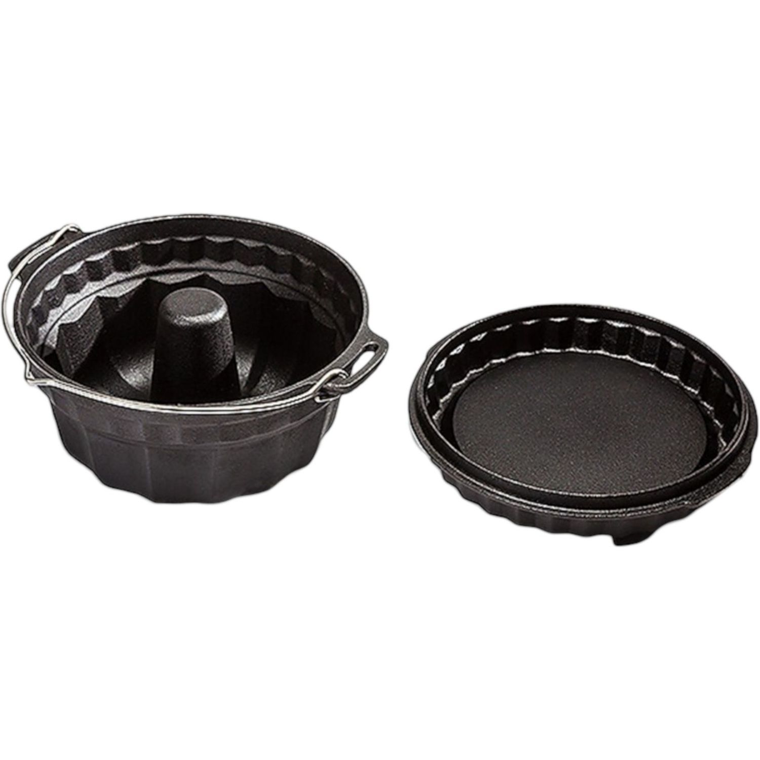 Petromax Ring Cake Pan GF1, Kageform, sort