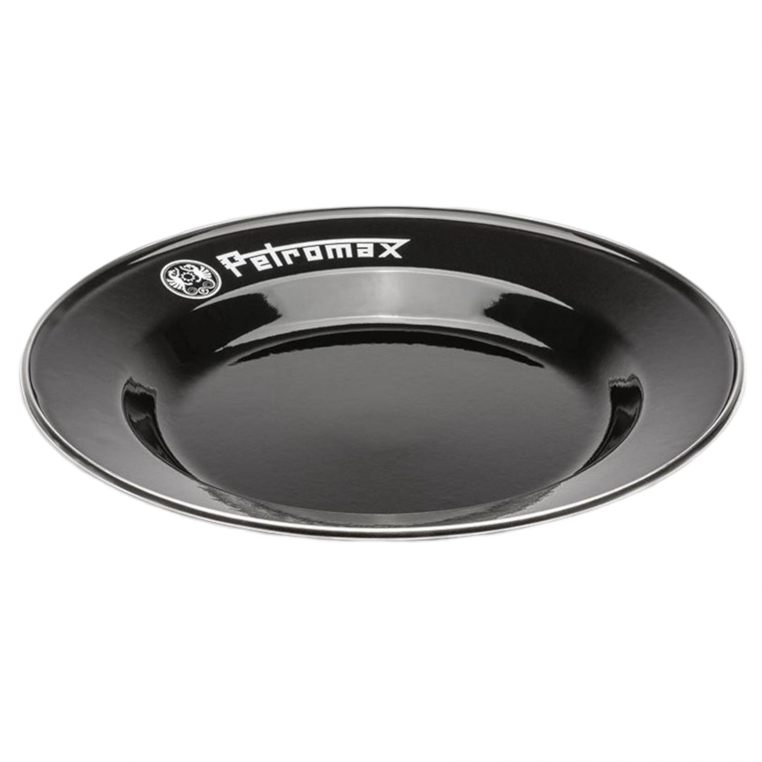 Petromax Smaltované taniere čierne 2 ks (18 cm), Taniere, čierne