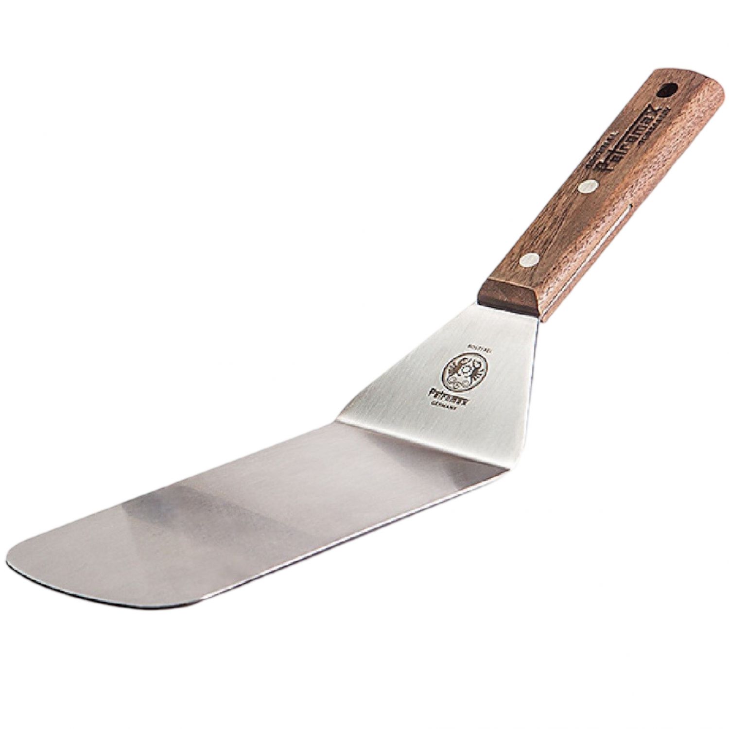 Petromax Spatulă flexibilă cu mâner scurt, maro/argintiu