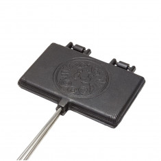 Petromax Vaffeljern, gofrera, negro